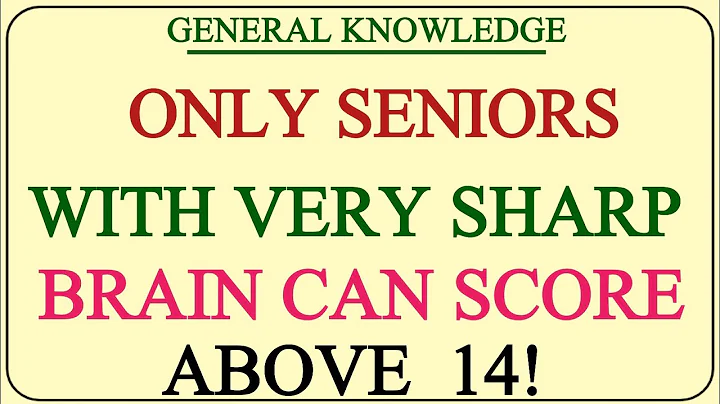 ONLY SENIORS WITH IQ 200+, CAN GET 3 OUT OF 25! IN THIS HARD QUIZ | GK Wise | Hard Quiz Challenge