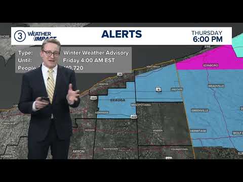 Northeast Ohio Weather Impact forecast: More weekend cold and snow on the way