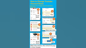 How to Change Youtube Channel Name - Quick Guide ✨ Tutorial