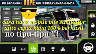 Cara hack mobile bus simulator agar cepat kaya 100℅ berhasil screenshot 3