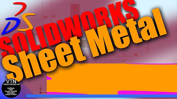 SOLIDWORKS Sheet Metal 01 ( Base Flange ) Tutorial