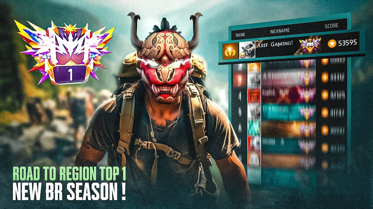 New Season Br Rank Push To Grandmaster Top 1 🤩 In V Badge & Hackers ...