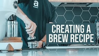 Creating a BREW RECIPE to suit your ESPRESSO machine