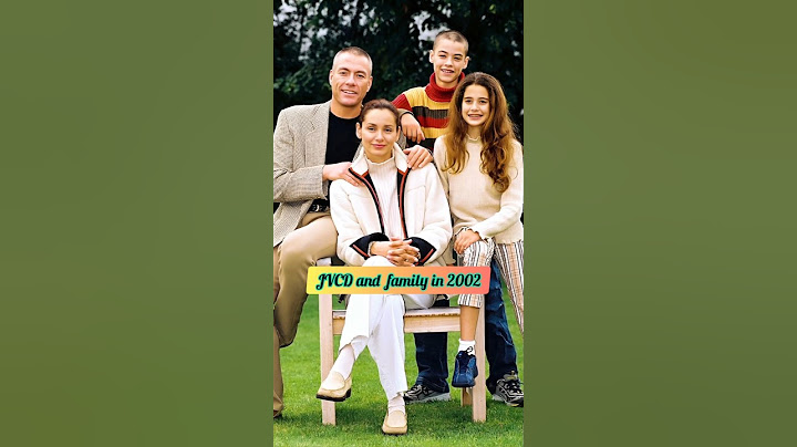 Meet Jean-Claude Van Damme's family, his wife and three children #family