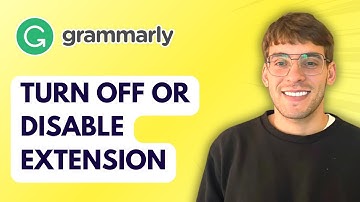 How to Turn Off or Disable Grammarly Extension [2025 Guide]