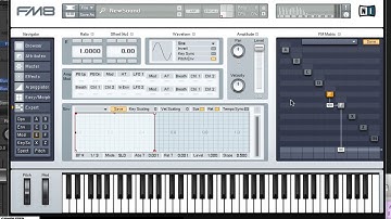 Synth bass: Percussive synth bass with FM8