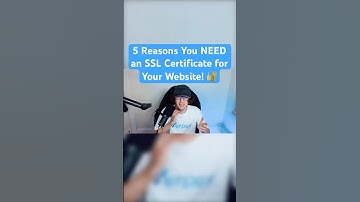 5 Reasons You NEED an SSL Certificate for Your Website! 🔐