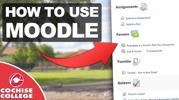 How to use Moodle | Cochise College