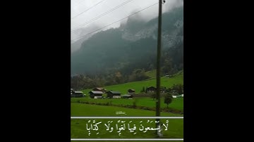 (إِنَّ لِلْمُتَّقِينَ مَفَازًا...) بـصوت القارئ عبدالرحمـٰن مسعد🌿🖤.