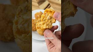 Crispy Buffalo Chicken Balls 😋🔥🙌