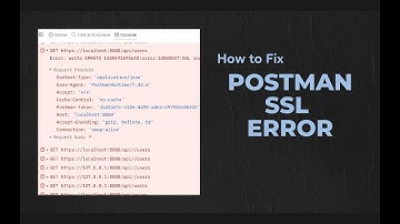 How to Fix Postman SSL Error