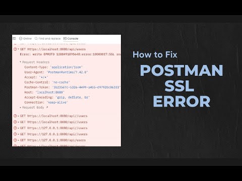 How to Fix Postman SSL Error