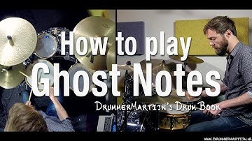 How to Play Ghost Notes // Drum Lesson w/ DrummerMartijn