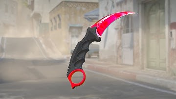 CS2 Updated KARAMBIT RUBY Knife - CS2 UPDATED RUBY KNIFE