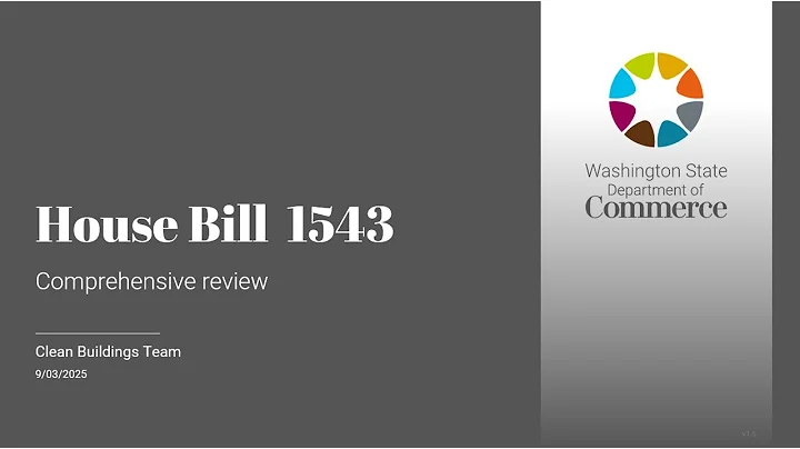HB1543 Rulemaking Workshop 4: Comprehensive review