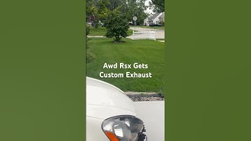 Awd Rsx goes to get custom exhaust #s1built #awdrsx