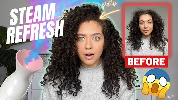 HOW TO REFRESH YOUR CURLY HAIR WITH STEAM | I can