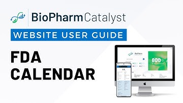 FDA Calendar & Filters