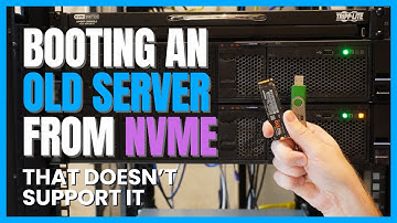 Reviving a 13-Year-Old Server with NVMe Storage! 🚀 (Using rEFInd + USB Hack)