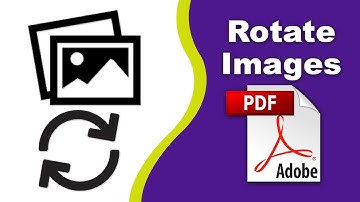 How to rotate pdf image and save it (Edit PDF) using Adobe Acrobat Pro DC
