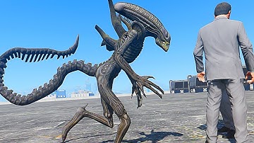 Alien vs Predator [BRUTAL KILL Alien Covenant] GTA 5 Mods