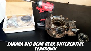 Yamaha Big Bear Rear Differential Teardown by TopTier Garage 22,791 views 3 years ago 6 minutes, 22 seconds