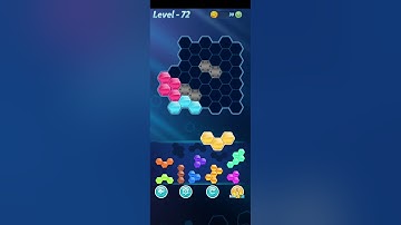 Block! Hexa Puzzle~HexaMage D block 10 to 11 levels~ level-72
