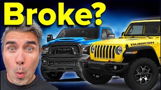 STELLANTIS IN FINANCIAL CRISIS!  No RAMS, JEEPS, or DODGES at CAR SHOW