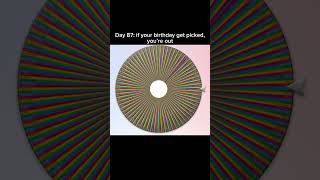 Are you still in? #wheel #birthday