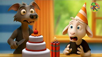 🎂😱 Wolf’s Birthday Disaster! The Explosive Surprise Party 🐺💣 | Fairy Tales & Stories | KONDOSAN