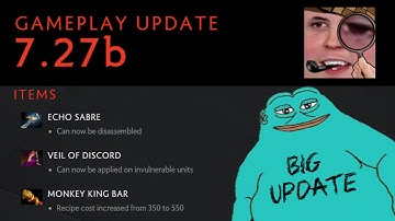 Dota 7.27b Patch Overview And Testing Out Changes