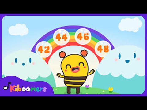 Counting by 2s  | Counting to 100 | Math Song for Kindergarten | The Kiboomers