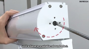 BERISSA Cordless zebra blinds adjusting video