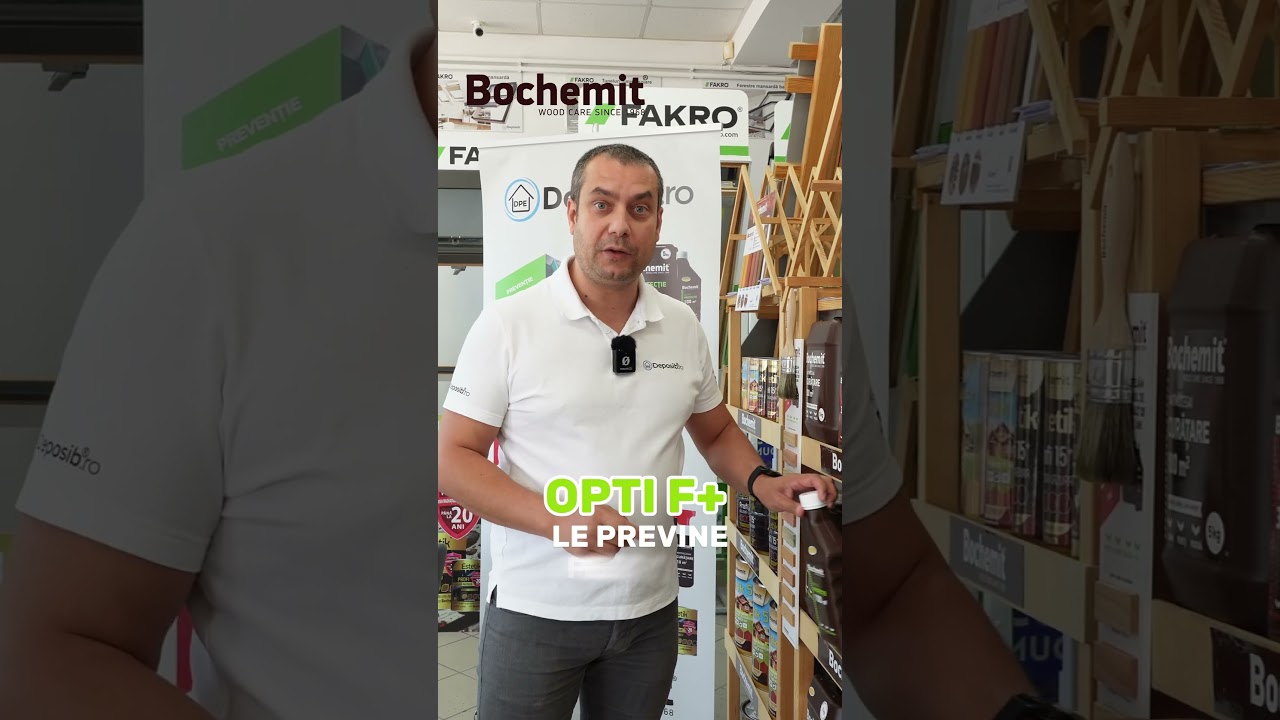 Protectie profesionala  la insecte, ciuperci si mucegai cu grund lemn Bochemit Opti F+
