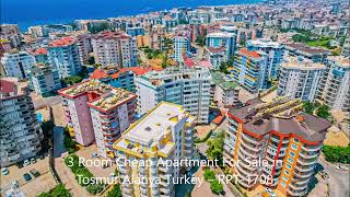 3 Room Cheap Apartment For Sale in Tosmur Alanya Turkey – RPT-1708 alanyarealestate.co.uk