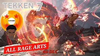 ALL RAGE ARTS | NO DLC | TEKKEN 7 | PS4 |