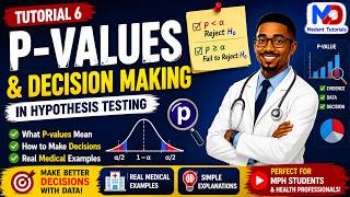 P-Values Explained Simply | How to Interpret P-Values in Statistics | Tutorial 6