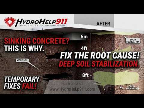 How to Fix Settled Concrete Permanently: Deep Soil Stabilization vs. Surface Repairs