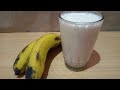 HEALTHY BANANA MILKSHAKE RECIPE