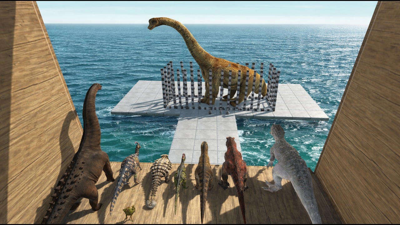 Finding 70 Ton Dinosaur – Carnivores vs Herbivores Cinematic Search Competition