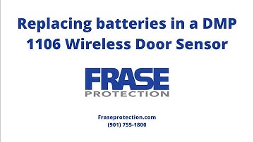 Battery Replacement in DMP 1106 Wireless Door Sensor