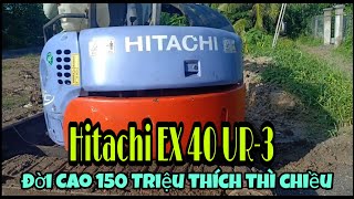 Xe Cuốc Đất HITACHI EX 40 UR -3 (0.2)/Giá Hữu Nghị/Hải Đăng Vlog