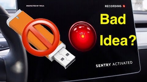 Tesla Model 3 - Why I don’t use a USB stick to record Dashcam and Sentry Mode! -CC