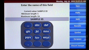 Chapter 4  HIAC 8011+ Sample Batch Lot ID setup procedure