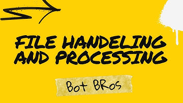 Master Python File Handling – Read, Write & Manage Data Like a Pro!#botbros #aichallenge #99days