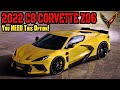 The Number "1" OPTION you SHOULD select for your 2022 C8 CORVETTE Z06!