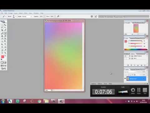 Create A Simple Blurred Colour Background in Photoshop