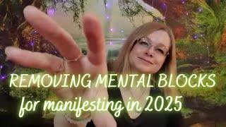 Removing mental blocks for manifesting in 2025. Asmr lepidolite crystal healing. Slow motion