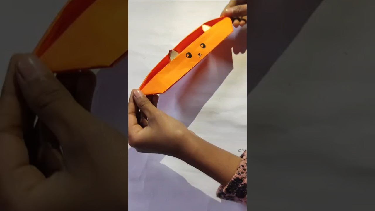 Diy pouch with paper #diy# shorts#