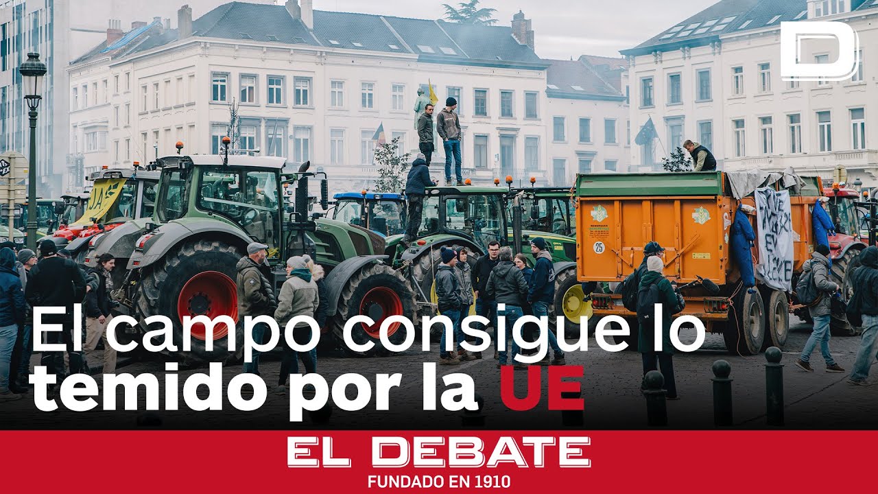 Gases lacrimógenos, incendios y tractores disparando estiércol: el campo consigue lo temido en la UE